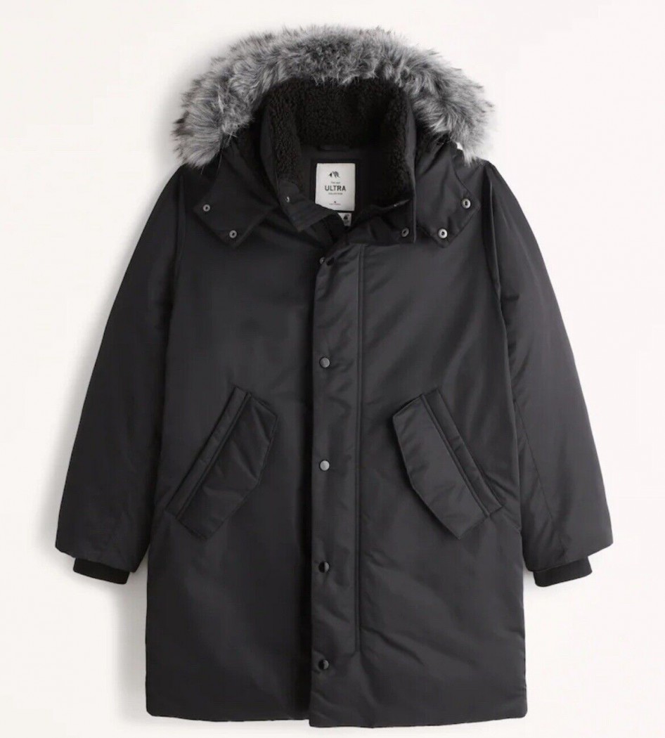 Парка Ultra Collection Black with fur - Интернет магазин брендовой одежды BOMBABRANDS.RU
