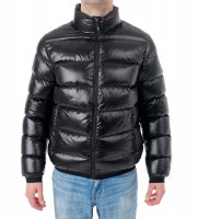   Shiny Puffer jacket black -     BOMBABRANDS.RU