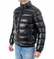   Shiny Puffer jacket black -     BOMBABRANDS.RU