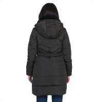 ������� ���� Belted Down Quilted Puffer Faux Fur Hooded Coat 304  - �������� ������� ��������� ������ BOMBABRANDS.RU