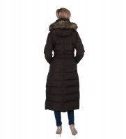 ������ ������� ���������� Faux Fur Trim Belted Down Maxi Puffer - �������� ������� ��������� ������ BOMBABRANDS.RU