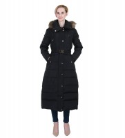 ������ ������� ������ Faux Fur Trim Belted Down Maxi Puffer - �������� ������� ��������� ������ BOMBABRANDS.RU