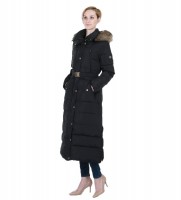 ������ ������� ������ Faux Fur Trim Belted Down Maxi Puffer - �������� ������� ��������� ������ BOMBABRANDS.RU